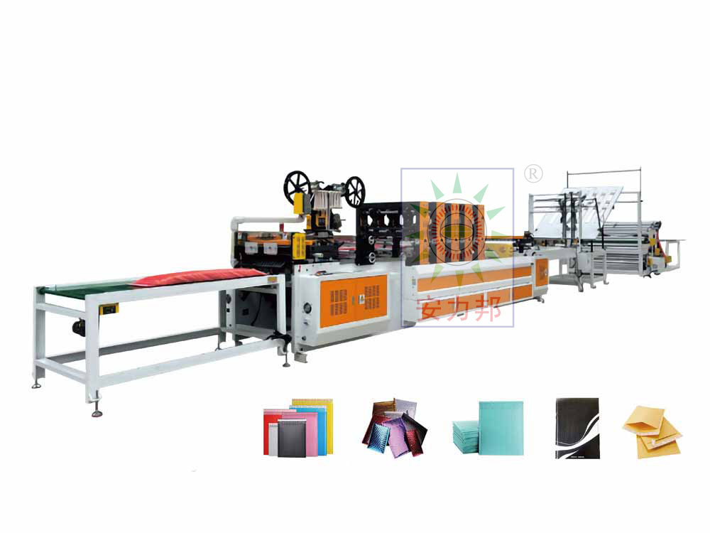 Full Automatic Bubble Envelope/Mailer making machine (16 Axis servo)