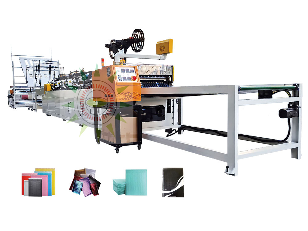 High Speed Three Sides Sealing Laminated Air Bubble Mailer Making Machine