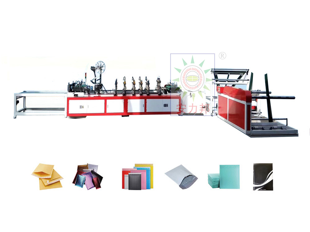 Triangular Folding Laminated Air Bubble Mailer Making Machine