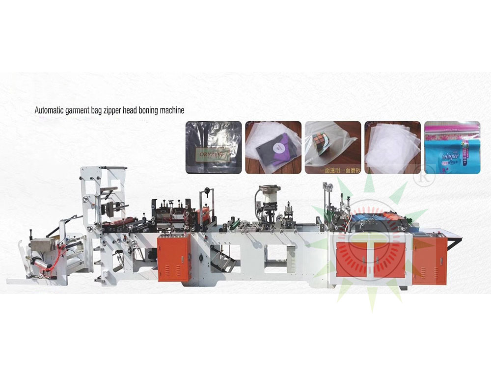 Garment Packaging Zipper Bag Making Machine